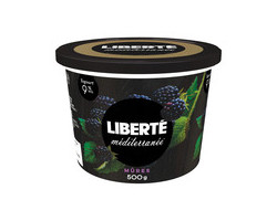 Liberté Méditerranée Yogourt aux mûres sauvages 9% m.g.