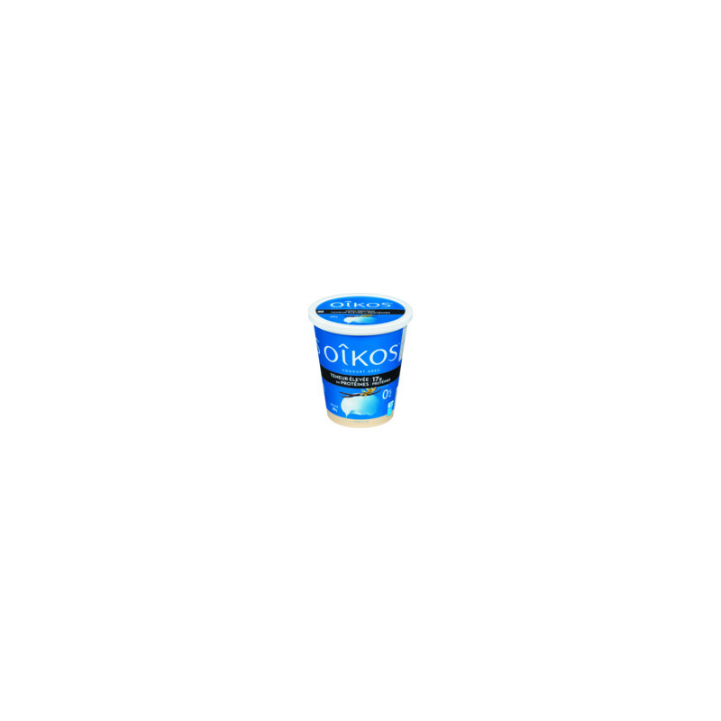 Danone Oikos Yogourt grec à la vanille 0% m.g. avec teneur élev...