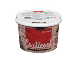 Coaticook Crème glacée double chocolat sans gluten