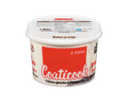 Coaticook Crème glacée fudge marbré sans gluten