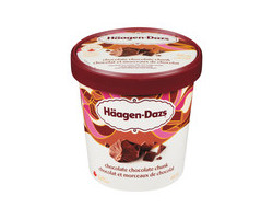 Haagen-Dazs Crème glacée chocolat aux morceaux de chocolat