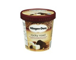 Häagen-Dazs Crème glacée Extraas rocky road