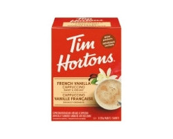 Tim Hortons Mélange à cappuccino à la vanille française en sac...