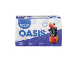 Oasis Jus de pommes et raisins