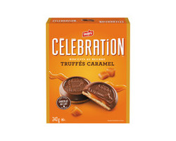 Leclerc Célébration Biscuits au caramel et au chocolat au lait