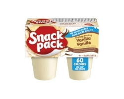 Snack Pack Pouding à la vanille sans sucre