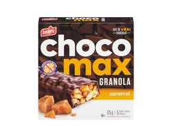 Leclerc Chocomax Granola Barre de granola enrobée de chocolat au caramel