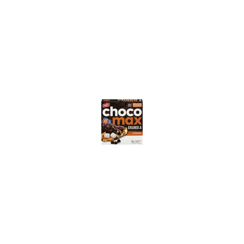 Leclerc Chocomax Granola Barre de granola enrobée de chocolat aux s'mores