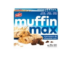 Leclerc Muffin Max Barres de muffin aux morceaux de chocolat noir