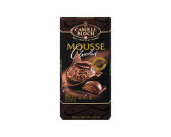 Camille Bloch Barre de chocolat noir 60% à la mousse au chocolat