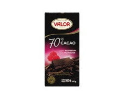 Valor Tablette de chocolat noir aux fruits des bois 70 %...