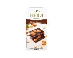 Heidi Barre de chocolat caramel et amandes