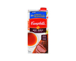 Campbell's Bouillon de boeuf prêt à utiliser avec 30% moins d...