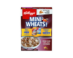 Kellogg's Mini-Wheats Céréales à la saveur de cassonade