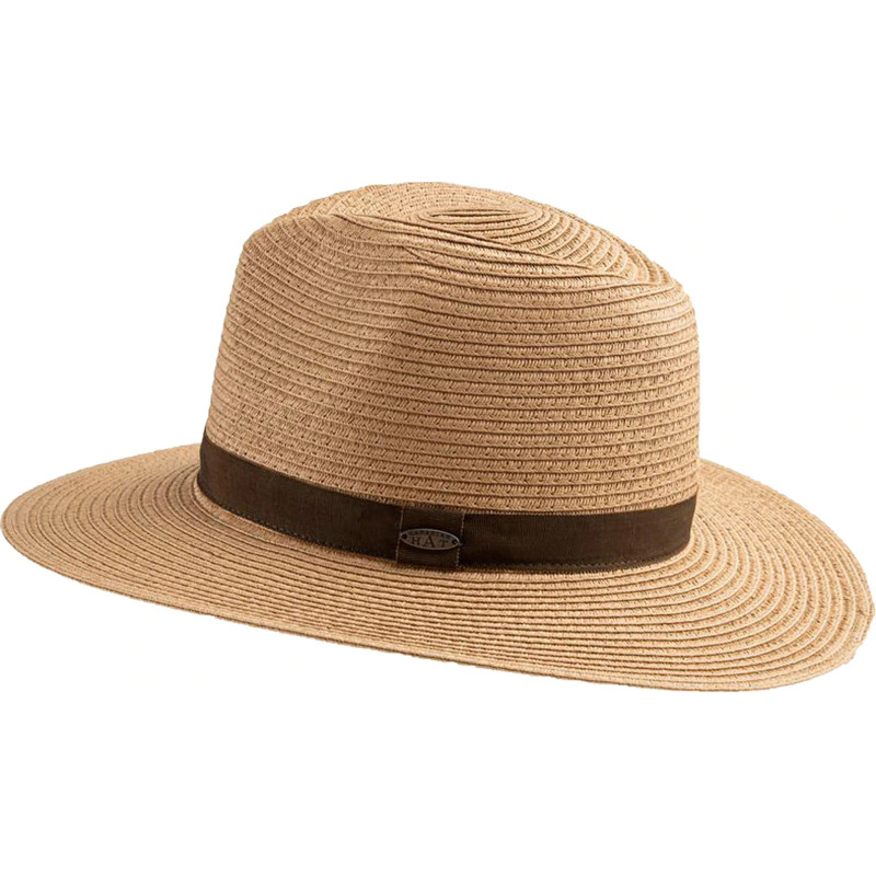 Canadian Hat Chapeau Fedora avec bordure en ruban de Fabio - Unisexe