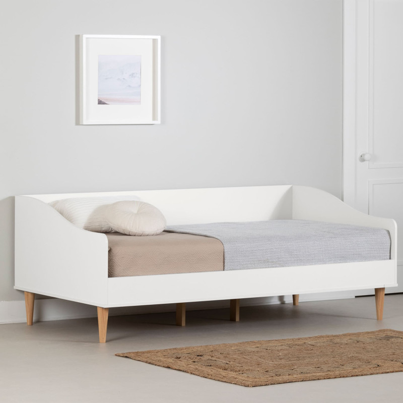 Daybed - Cotton Candy Solid White