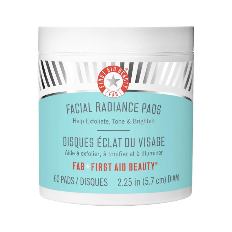 First Aid Beauty Tampons d’éclat facial avec acides glycolique et lactique rechargeables