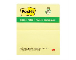 Post-it Feuillets autoadhésifs Post-it® recyclés