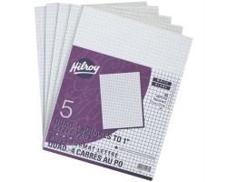 Hilroy Bloc de papier blanc