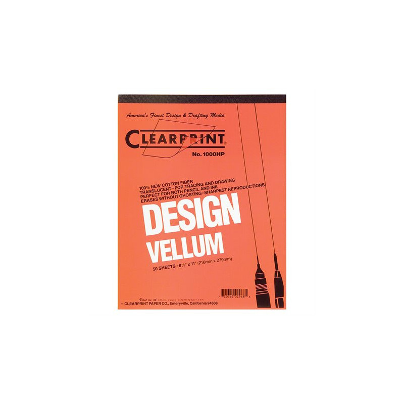 chartpak Bloc de papier vélin Clearprint