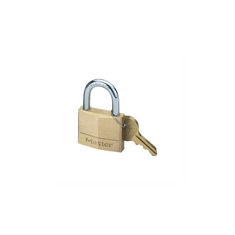 Master Lock Cadenas à clé en laiton