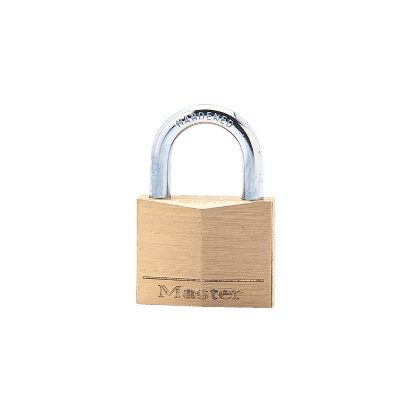 Master Lock Cadenas à clé en laiton