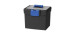 Storex Boîte de rangement de fichiers avec couvercle de rangement XL