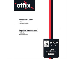 Offix Étiquettes blanches Offix®