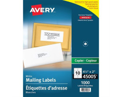 Avery Étiquettes d'adresse...