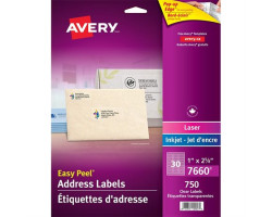 Avery Étiquettes d'adresse...