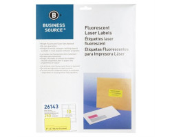 Business Source Étiquettes fluorescentes
