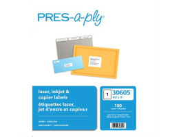 Presaply Étiquettes pour imprimante laser, jet d'encre et copieurs