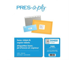 Presaply Étiquettes PRES-a-ply pour photocopieur