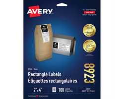 Avery Étiquettes rectangulaires blanches TrueBlock™