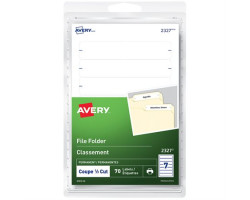 Avery Étiquettes de classement autoadhésives