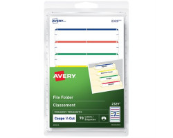 Avery Étiquettes de classement autoadhésives