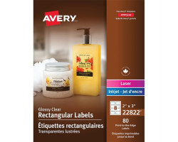 Avery Étiquettes glacées...