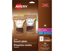 Avery Étiquettes rondes...