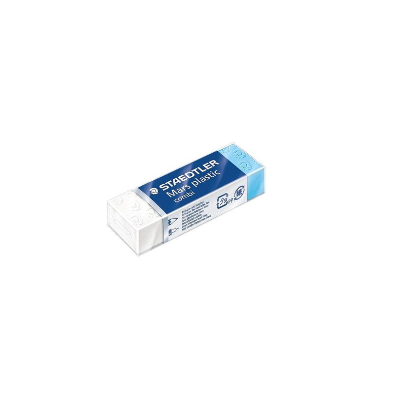 Staedtler Gomme à effacer blanche Mars Plastic Combi