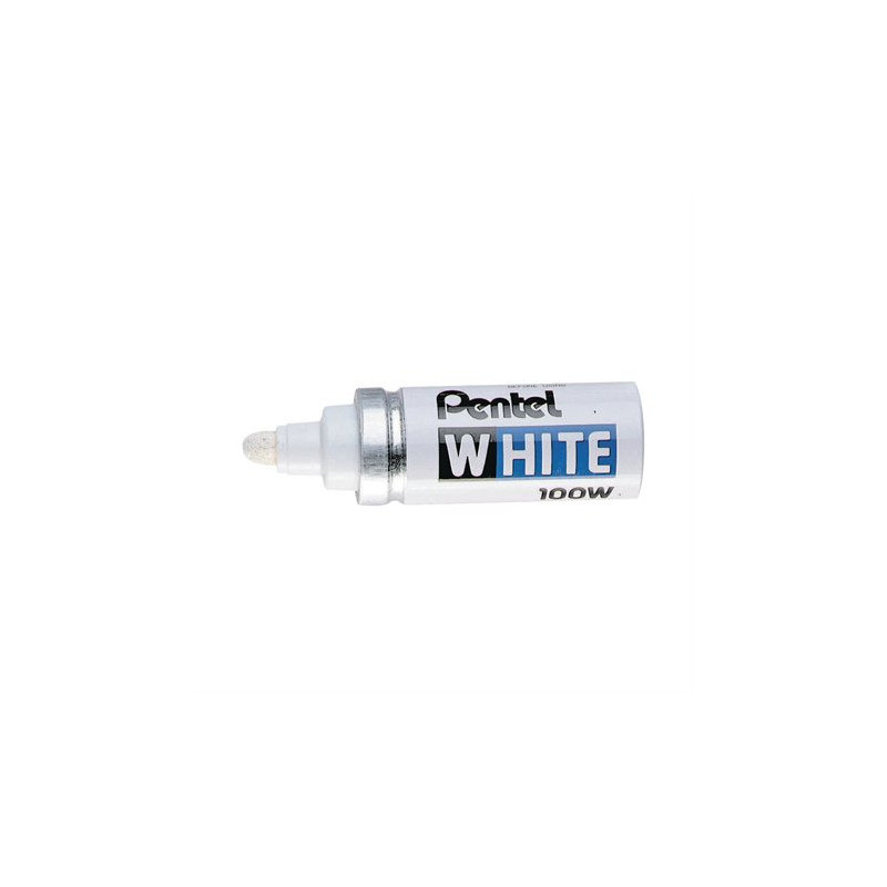 Pentel Marqueur à encre blanche White 100W