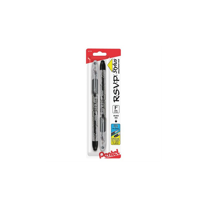 Pentel Stylo à bille et stylet R.S.V.P.®