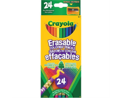 Crayola Crayons à colorier en bois effaçables IQ