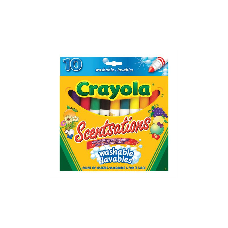 Crayola Marqueurs à colorier Scentsations