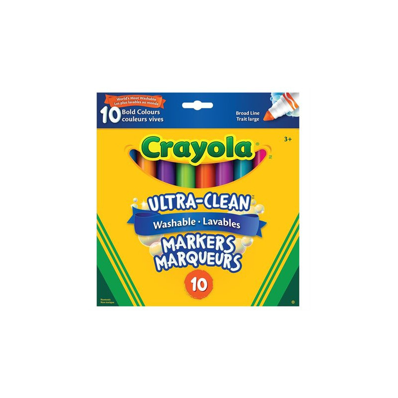 Crayola Marqueurs lavables Ultra-Clean