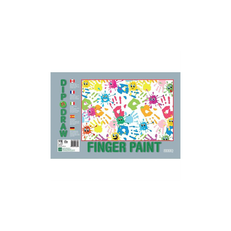 NAPP Papier pour peinture aux doigts Kids 'N' Krafts