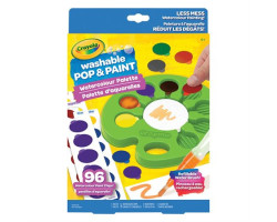 Crayola Palette d'aquarelles lavables Pop & Paint™