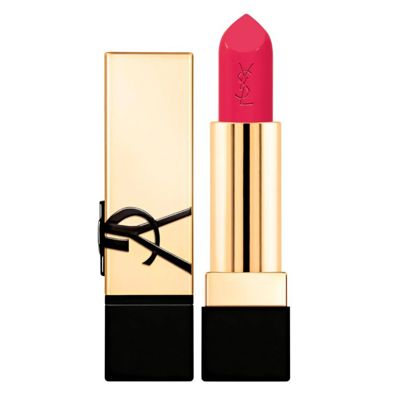 Yves Saint Laurent Rouge à lèvres satiné rouge Pur Couture avec céramides