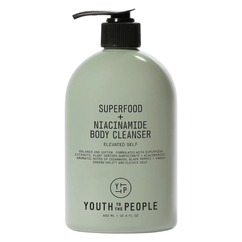 Superfood + Niacinamide Body Wash with Antioxidants and Hyaluronic Acid