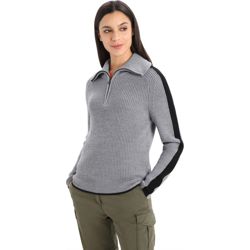 Lodge Merino Long Sleeve Half-Zip Sweatshirt - Women's