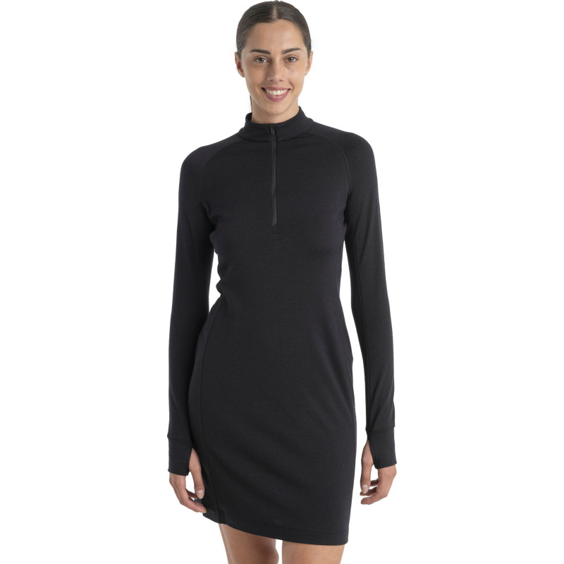 Granary 260 Merino Long Sleeve Half-Zip Dress - Women's